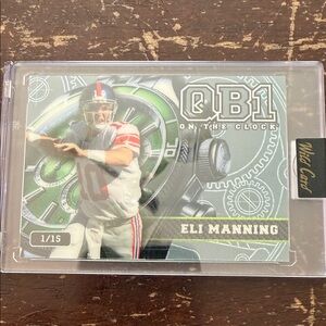 Eli Manning wild card QB1 on the clock 1/15